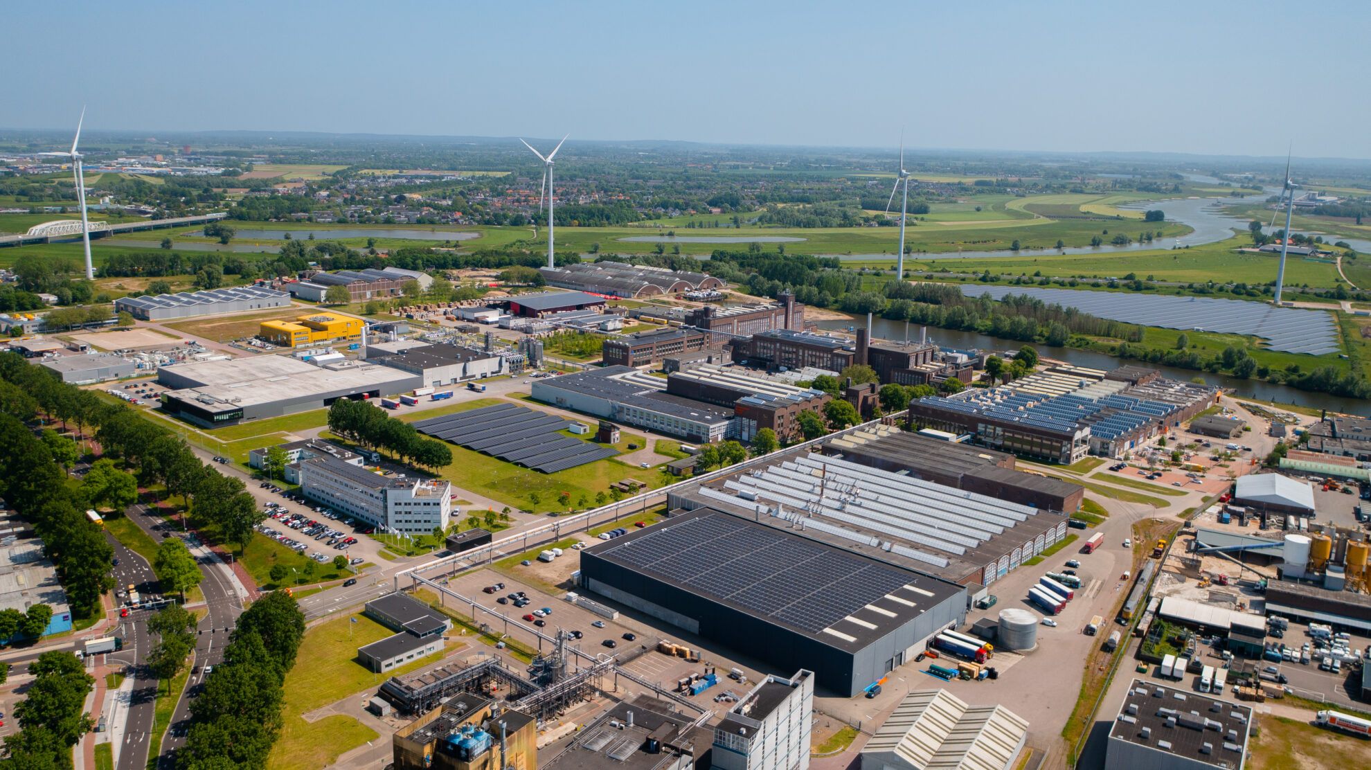 Torenhoge ambities: Kleefse Waard wil meest duurzame bedrijventerrein van Nederland worden